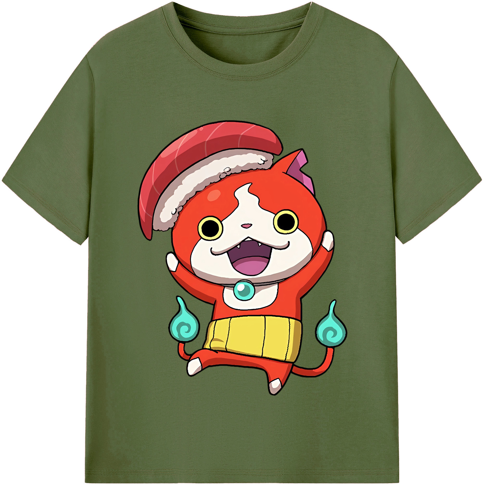 （画像用） 妖怪ウォッチ Yo-kai Watch 綿100％半袖Tシャツ（フロントプリント）